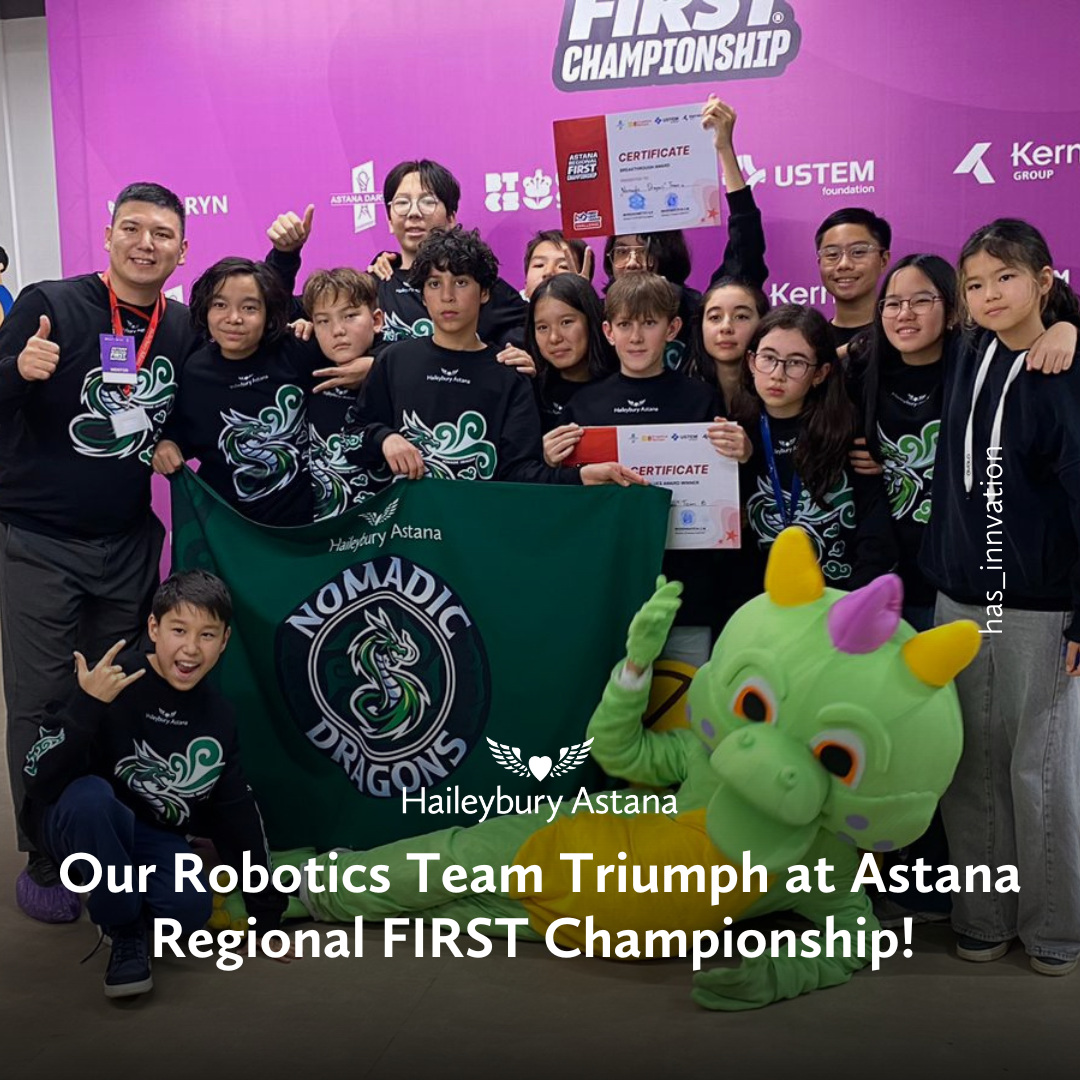 Nomadic Dragons Robotics Team Shines at the Astana Regional FIRST Championship!